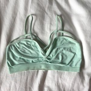 Lf light blue strappy bralette